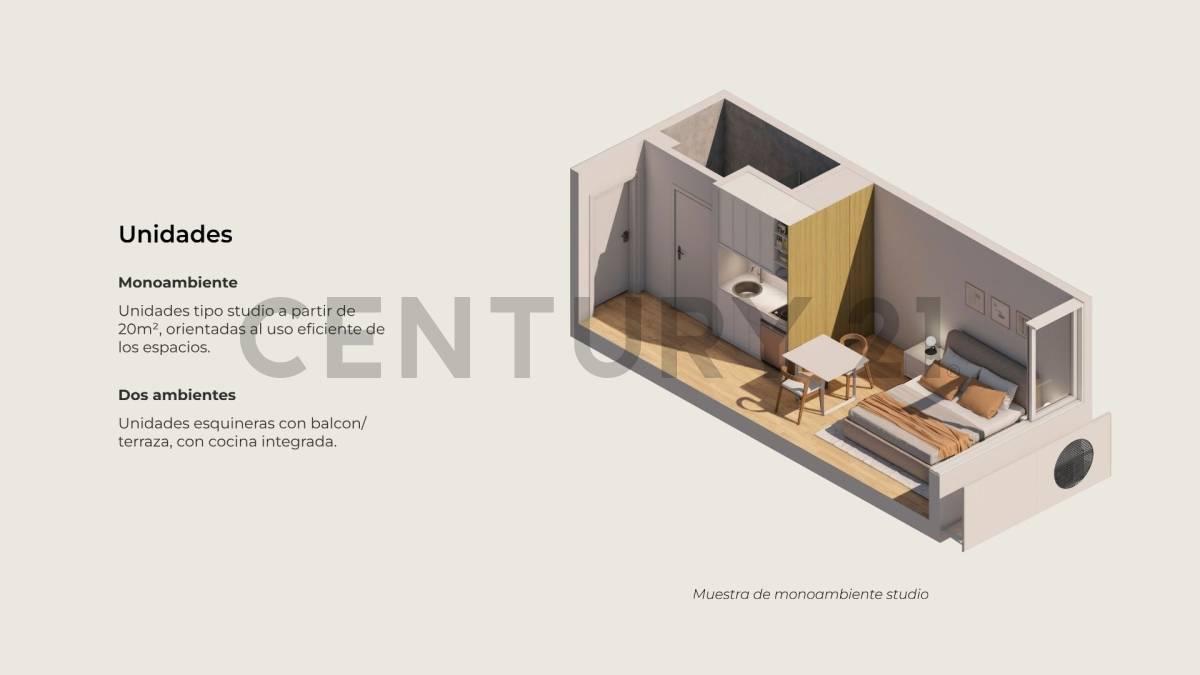 Venta de Monoambiente en Palermo piso 5 — foto 1