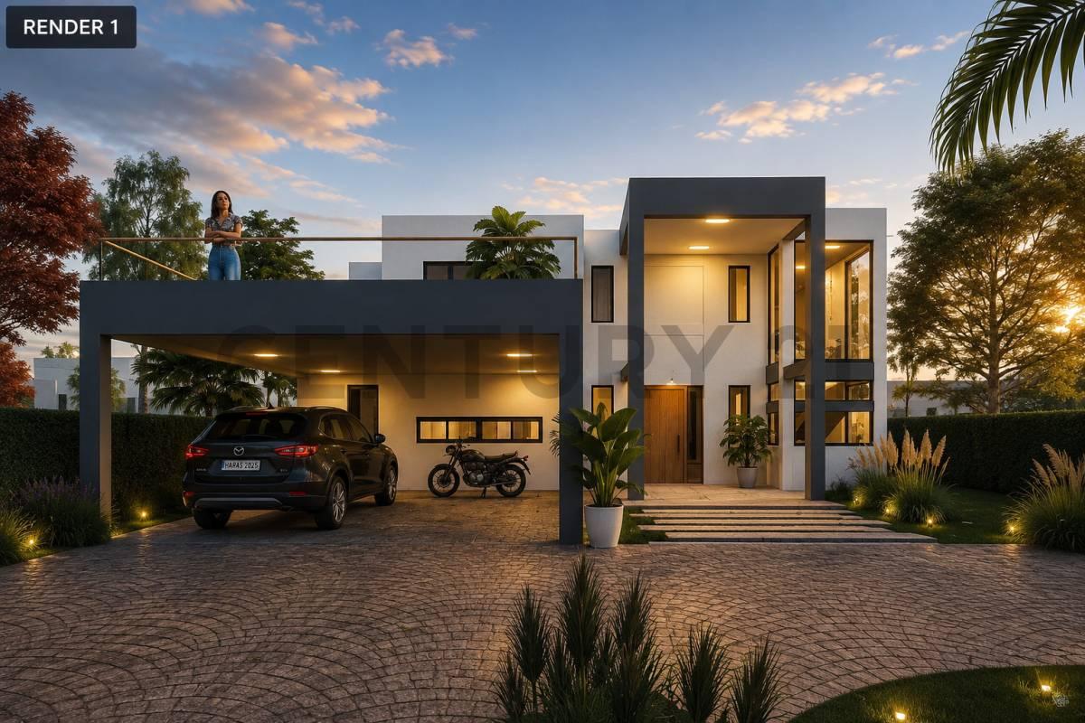 CASA EN VENTA EN HARAS DEL SUR III CON PILETA Y 4 DORMITORIOS — foto 1