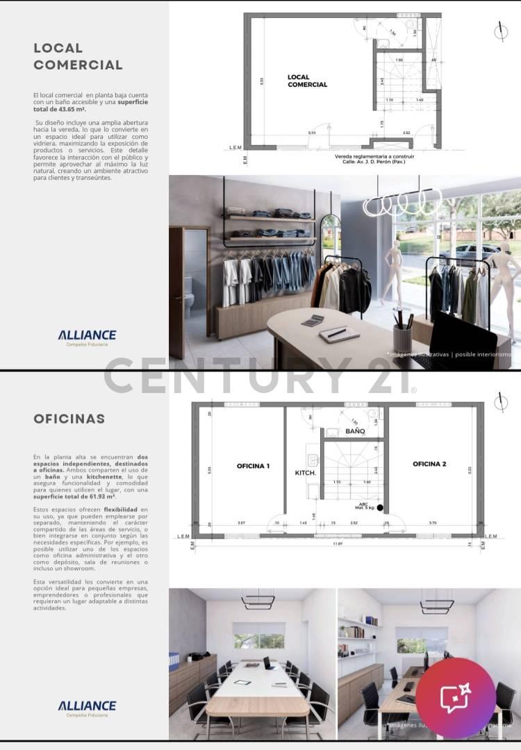 Se vende local Comercial y monoambiente en 2da Planta — foto 1