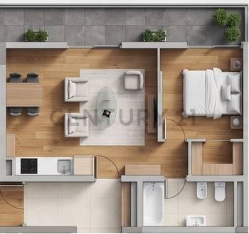DEPARTAMENTO VENTA LA PLATA 1 DORMITORIO EN POZO — foto 1
