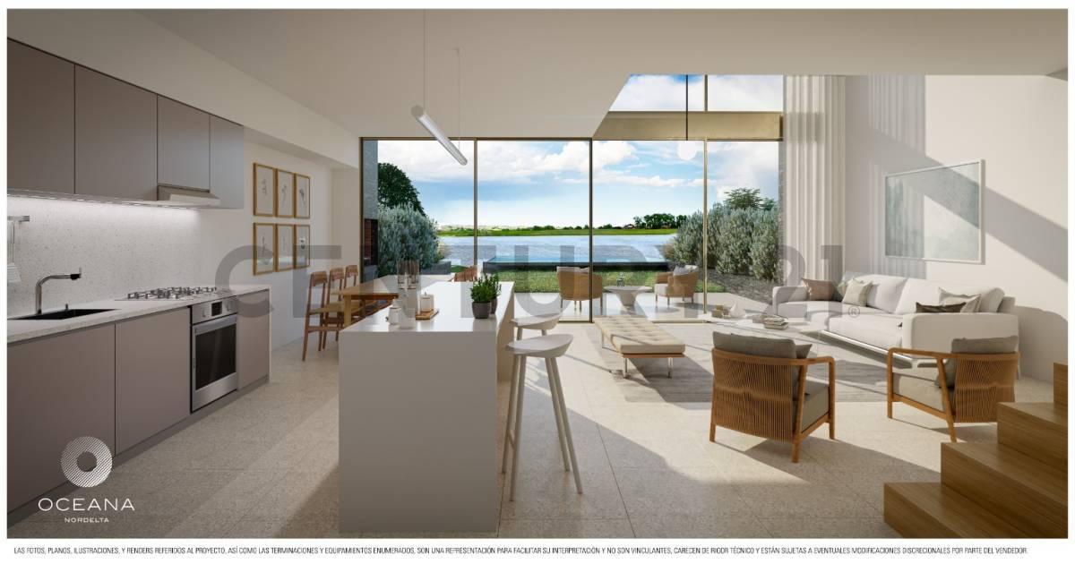 OCEANA Nordelta 4 ambientes tipo casa con jardín en venta — foto 1
