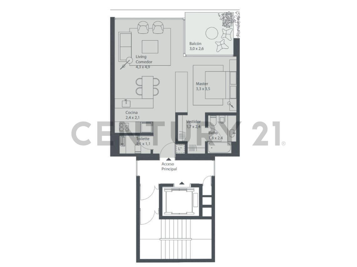 OCEANA Nordelta unidad de 2 ambientes en venta — foto 1