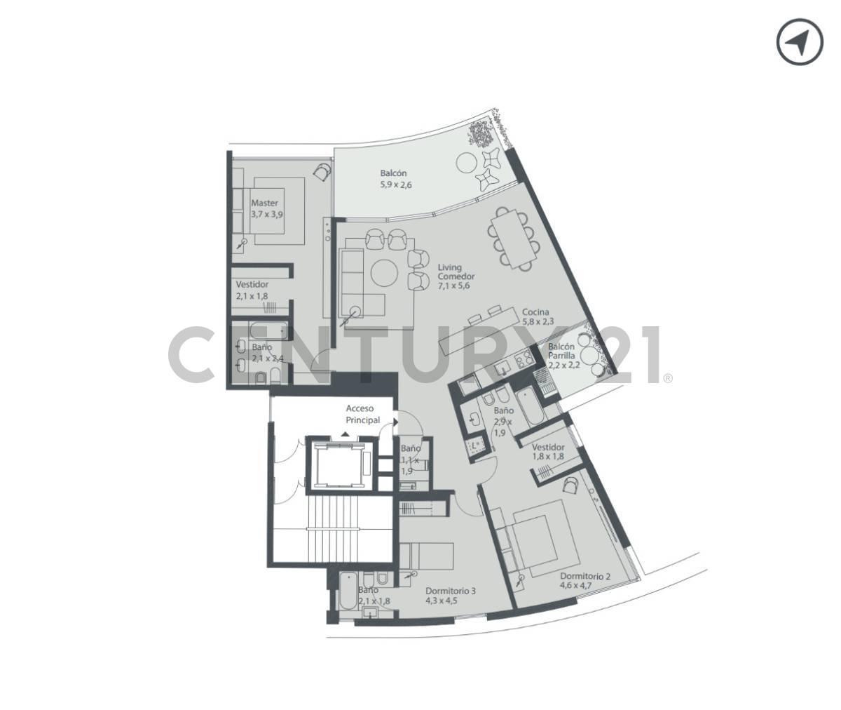 OCEANA Nordelta unidad de 4 ambientes en venta — foto 1