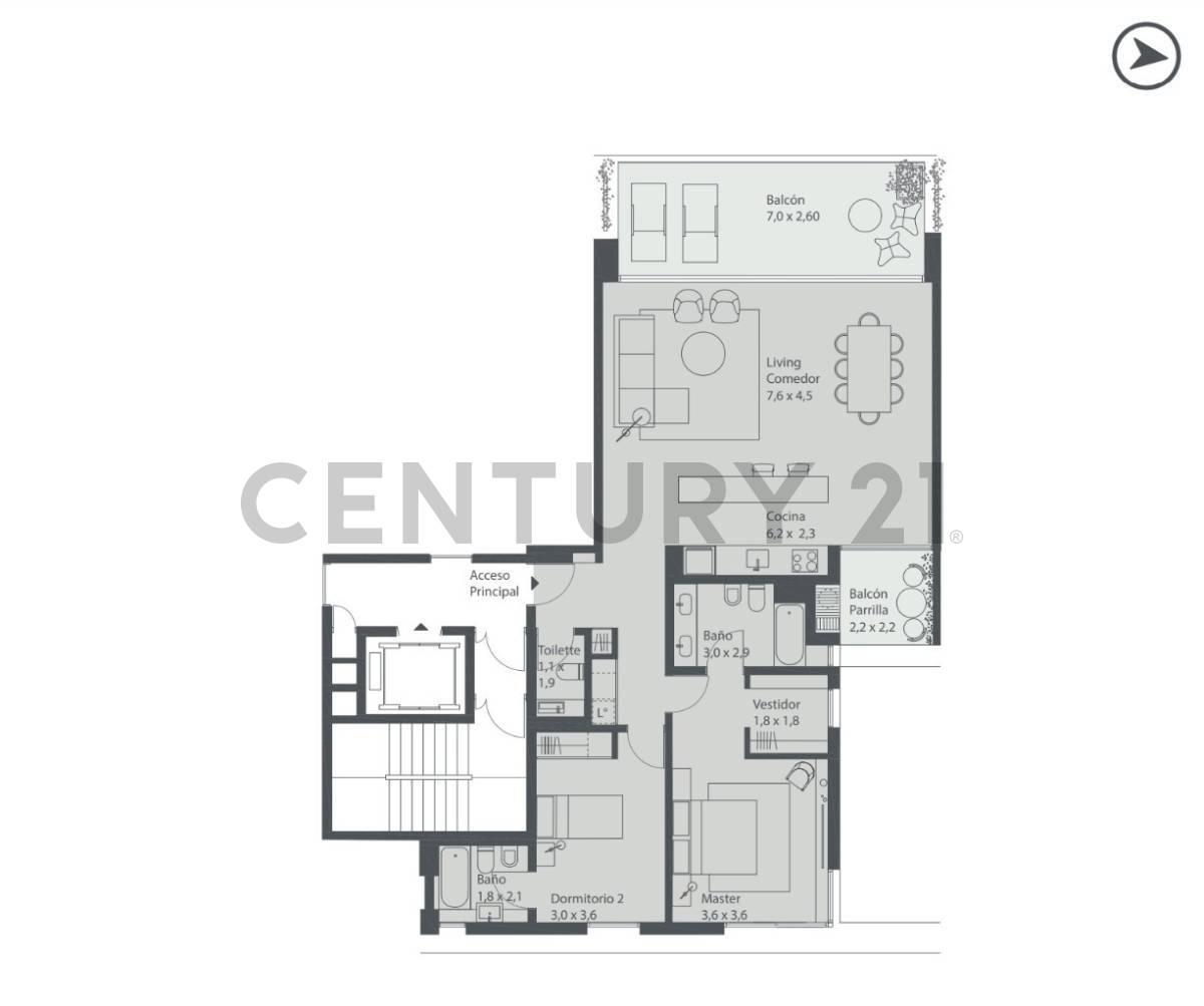 OCEANA Nordelta unidad de 3 ambientes en venta — foto 1