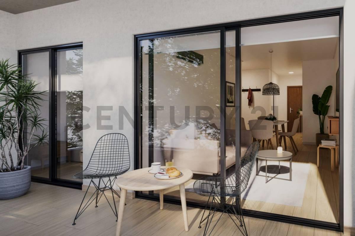 Departamento de 1 dormitorio en construcción con balcón corrido – 2º piso al frente, La Plata — foto 1