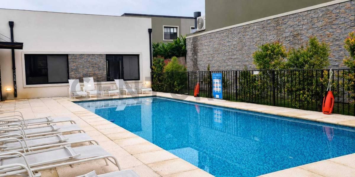 Alquler departamento 2 ambientes c jardin en Cañada Village II, Pilar — foto 1