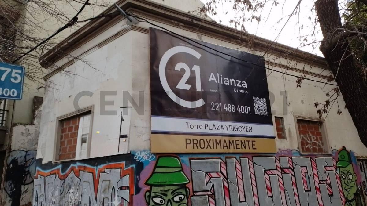 19 y 60 LOTE EN ESQUINA VENTA PROYECTO APROBADO EDIFICIO PI PLAZA YRIGOYEN LA PLATA — foto 1