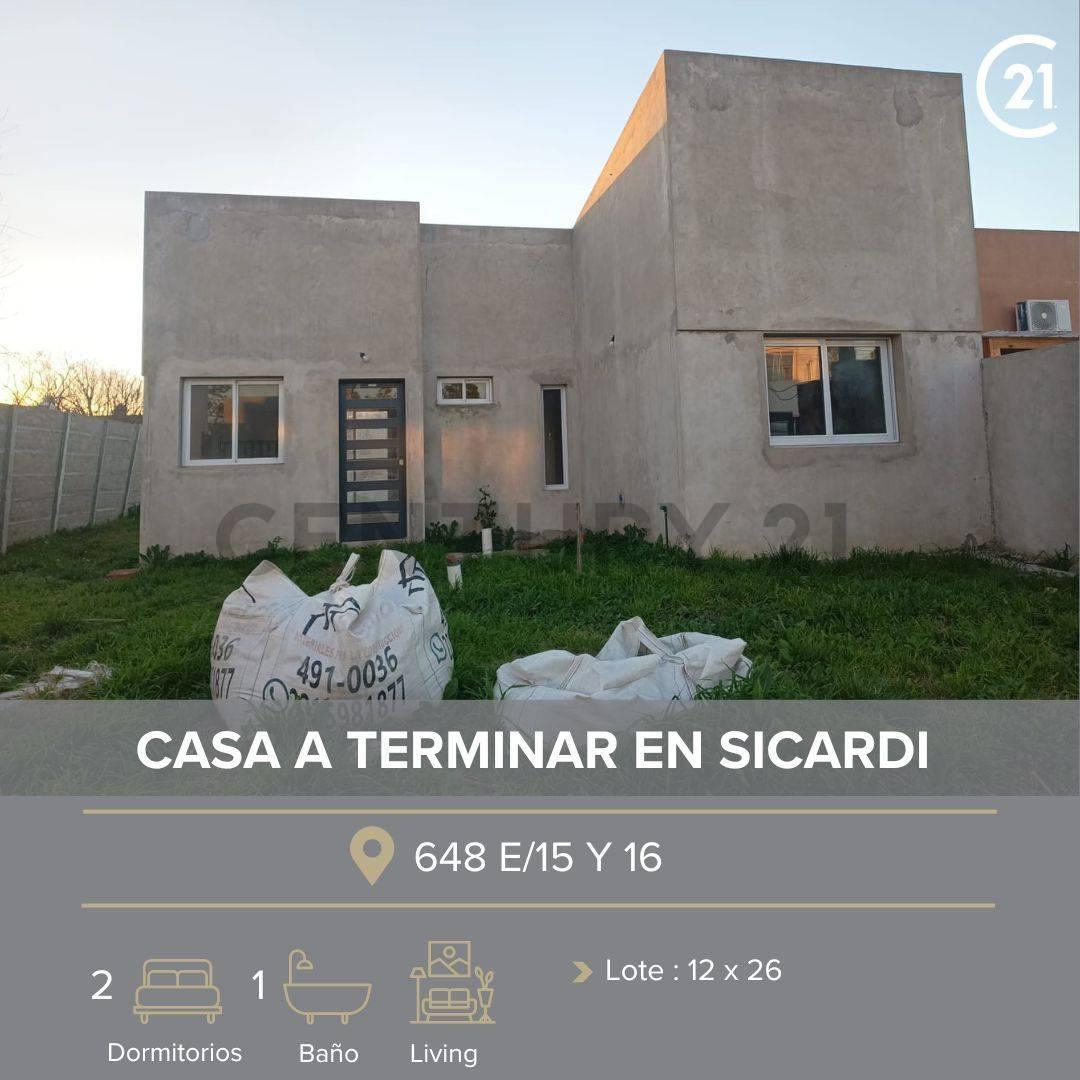 Se vende casa a terminar en Villa Parque Sicardi, La Plata — foto 1
