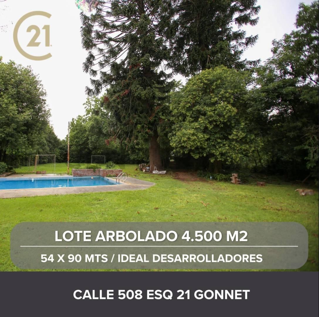 Venta de lote en Gonnet con casa ideal desarrolladores. — foto 1
