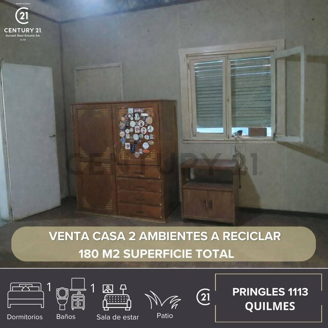 VENTA CASA 2 AMBIENTES A RECICLAR QUILMES — foto 1