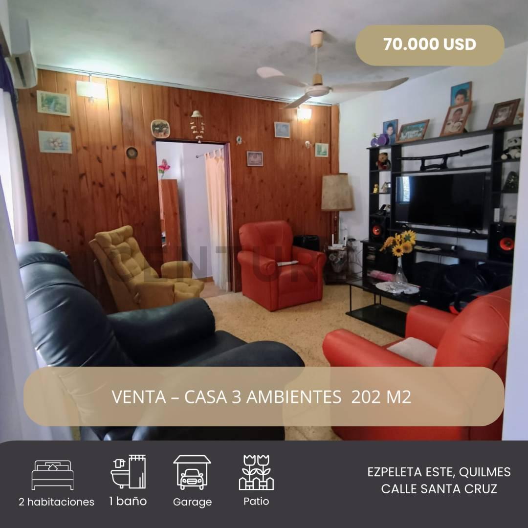 VENTA CASA 3 AMBIENTES, A 500M DE LA ESTACION DE EZPELETA — foto 1