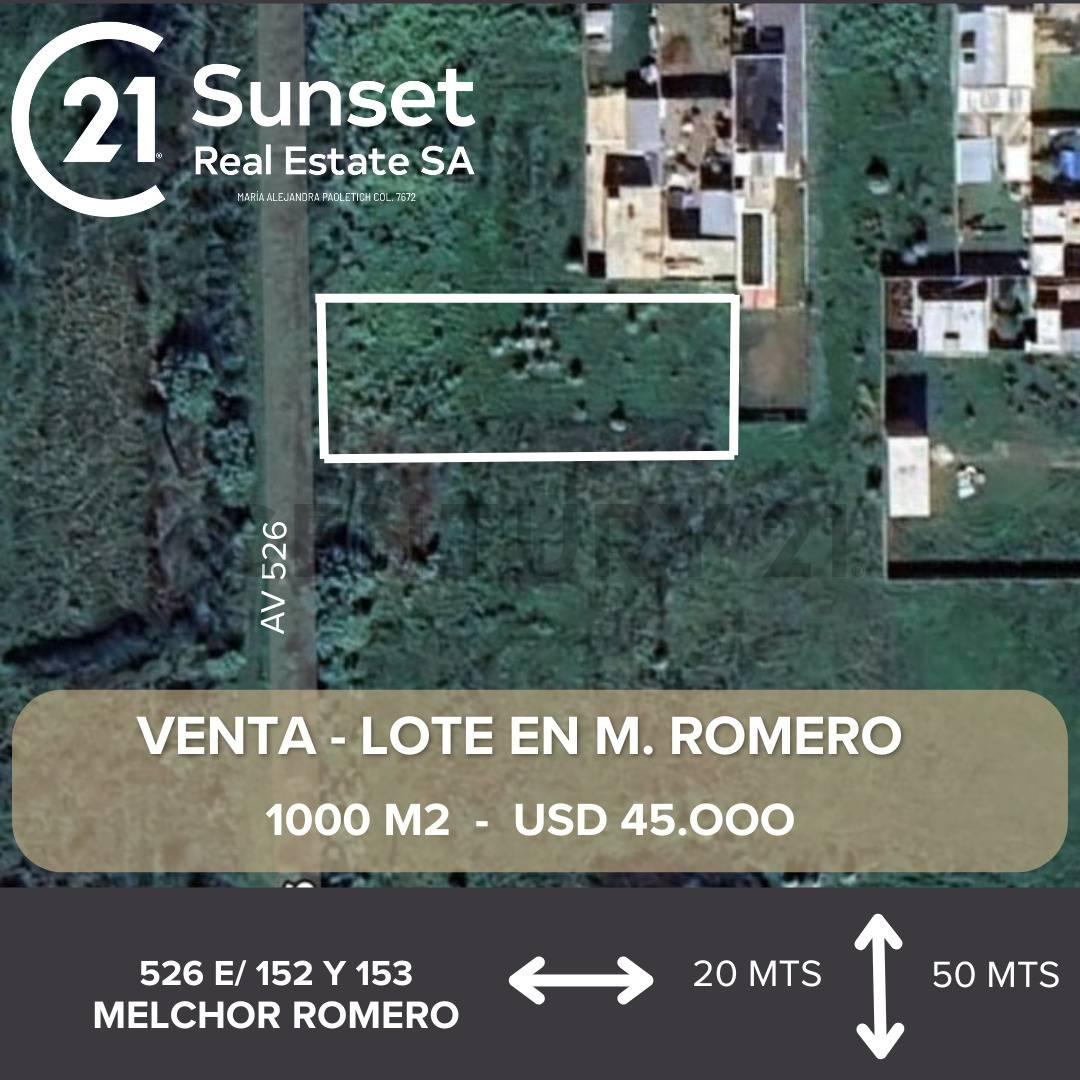 VENTA LOTE 1000 M2 MELCHOR ROMERO LA PLATA — foto 1