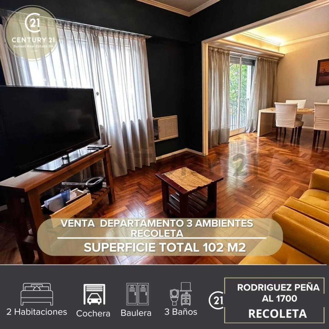 VENTA DEPARTAMENTO 3 AMBIENTES RECOLETA — foto 1