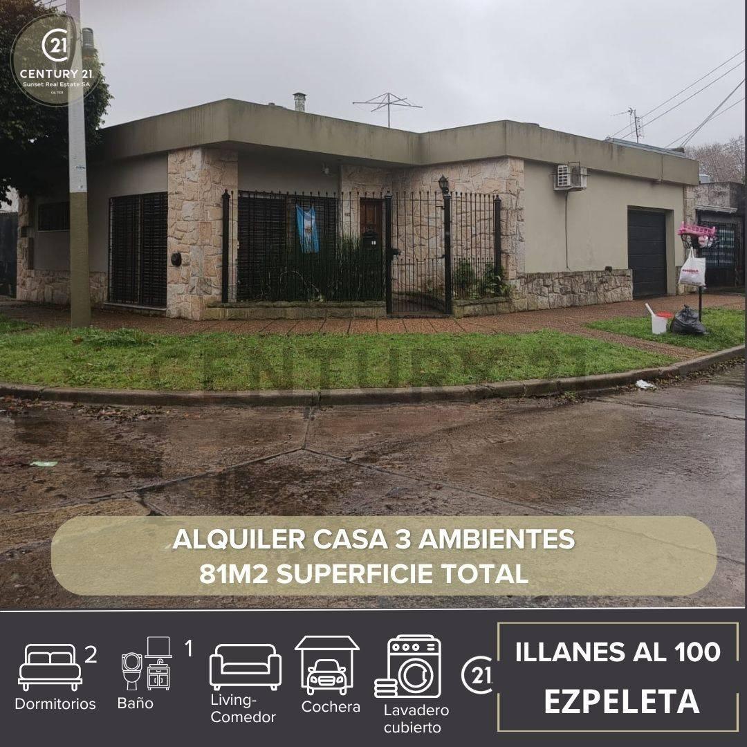 ALQUILER CASA + COCHERA EZPELETA — foto 1