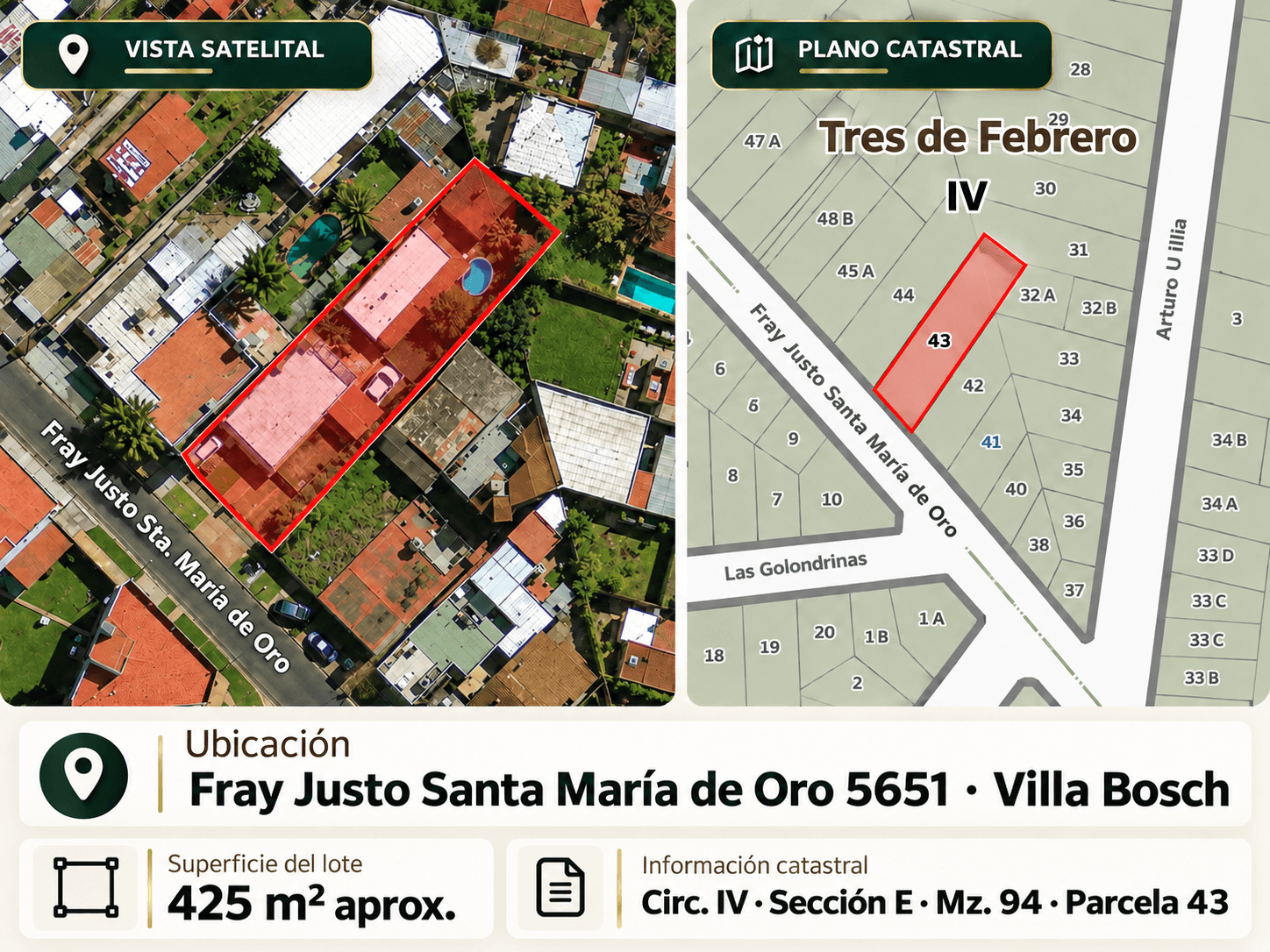 VENTA LOTE PARA DESARROLLO EN VILLA BOSCH - ACEPTA METROS — foto 1