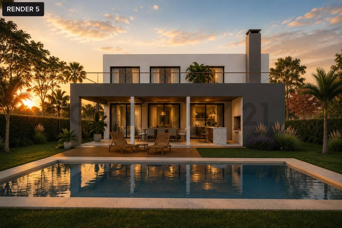 CASA EN VENTA EN HARAS DEL SUR III CON PILETA Y 4 DORMITORIOS — foto 1