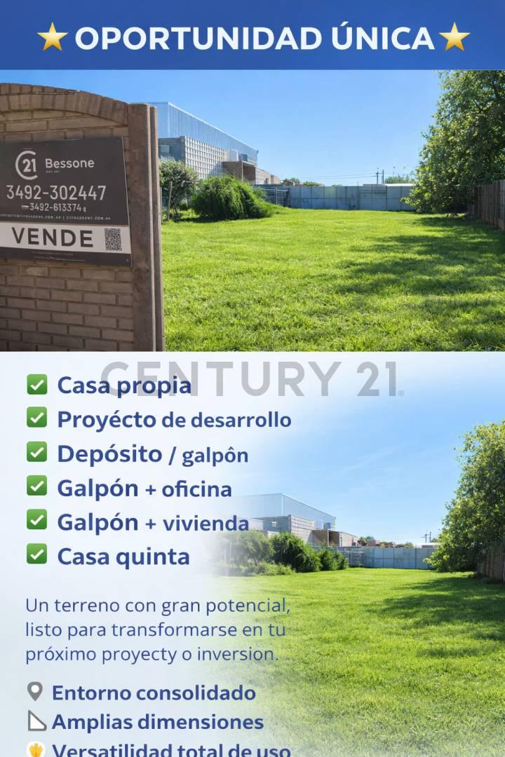Venta exclusivo lote 10 x 40 en Rafaela — foto 1