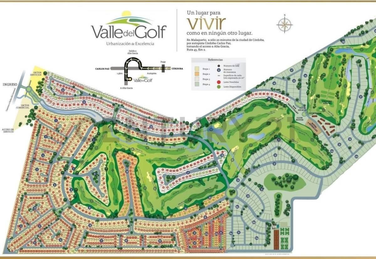 TERRENO / LOTE en Venta en VALLE DEL GOLF Etapa 1 Excelente Oportunidad Para Construir — foto 1