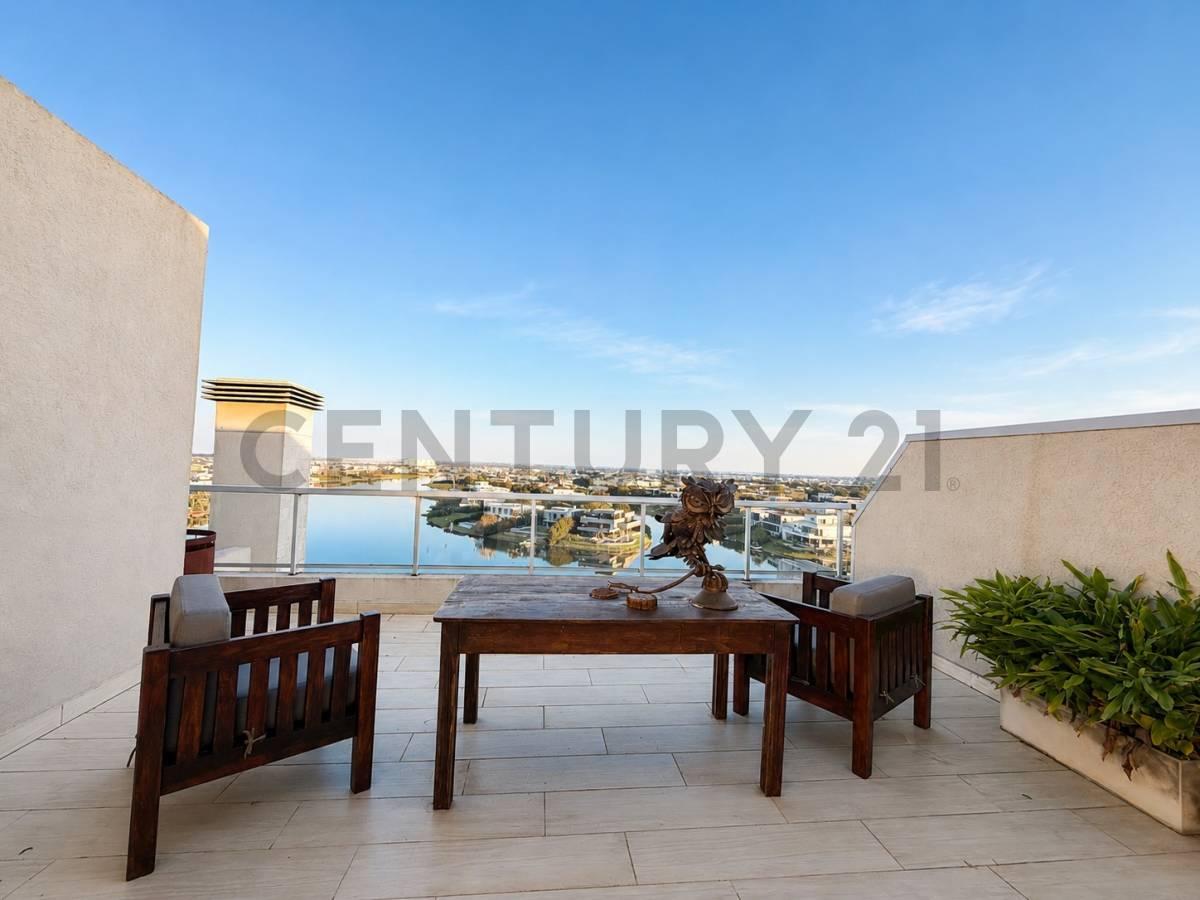ALQUILER 3 AMB CON TERRAZA PROPIA Y VISTA A LA LAGUNA – AQUA I, ISLAS DEL GOLF — foto 1