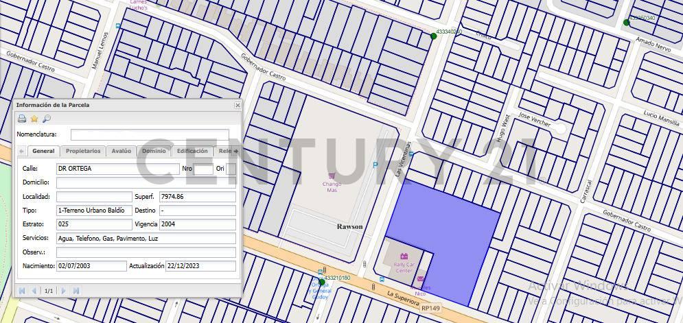 Venta terreno urbano - Rawson — foto 1