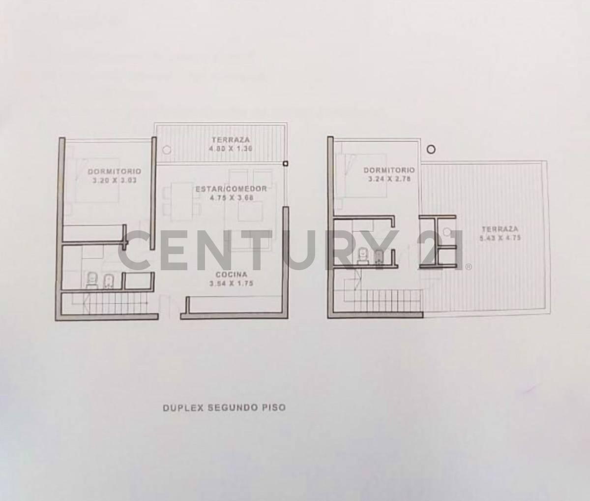 Dúplex con 2 dormitorios en Suite, mas toillete, con balcón y terraza. — foto 1