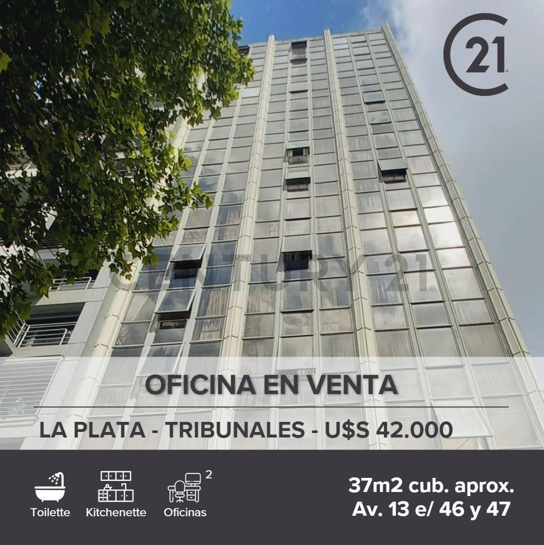 Venta de Oficina en Tribunales, La Plata. 37 m2, recepcion y dos despachos — foto 1