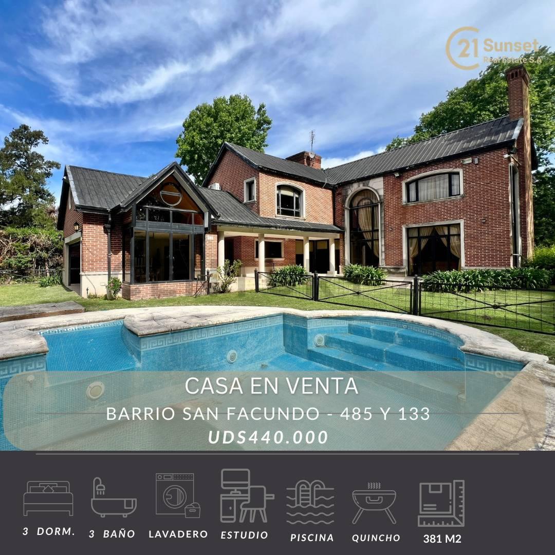 Venta Casa 3 Dormitorios, Barrio San Facundo, Gorina — foto 1