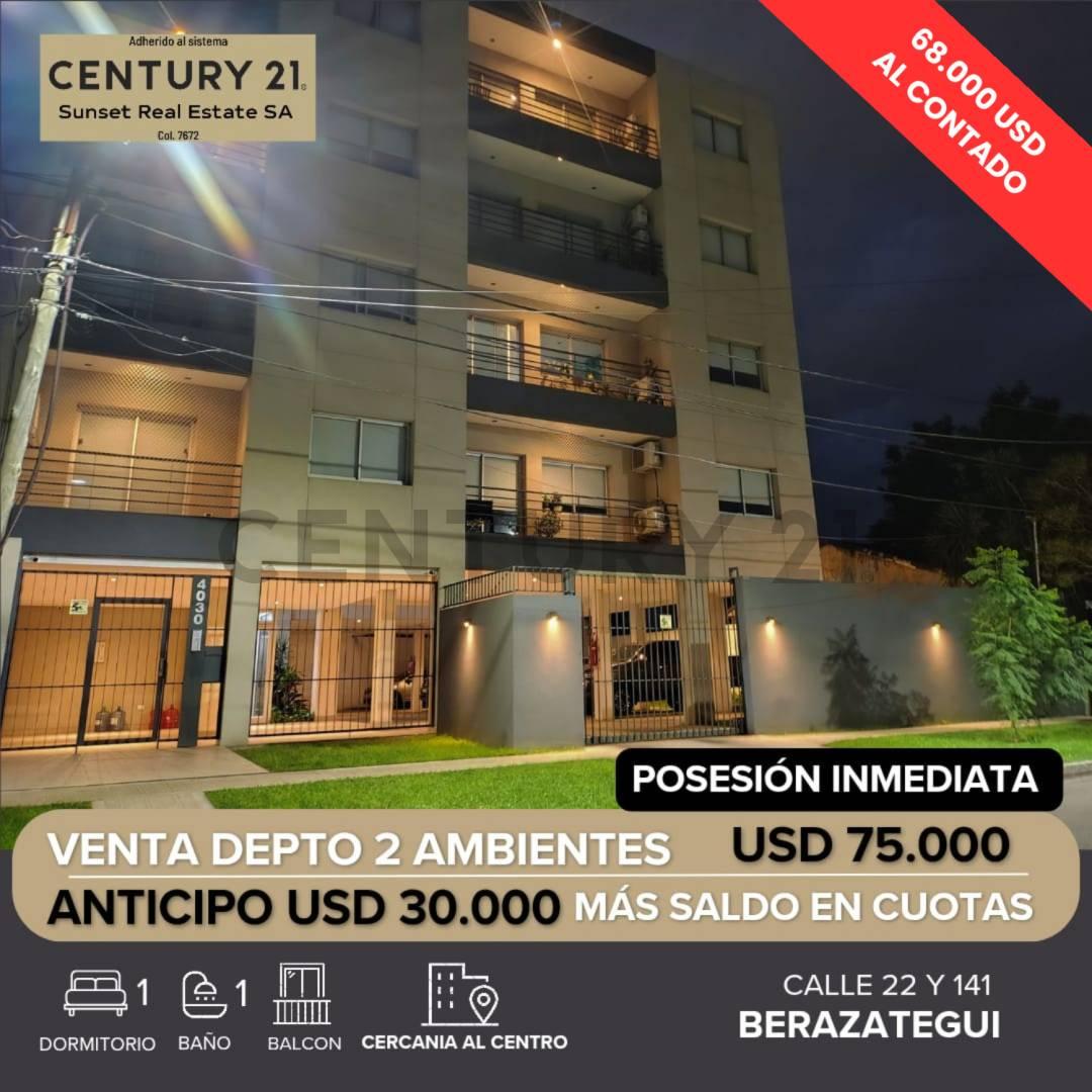 DEPARTAMENTO 2 AMBIENTES EN BERAZATEGUI CON ANTICIPO Y CUOTAS ,LISTO PARA ESCRITURAR. — foto 1