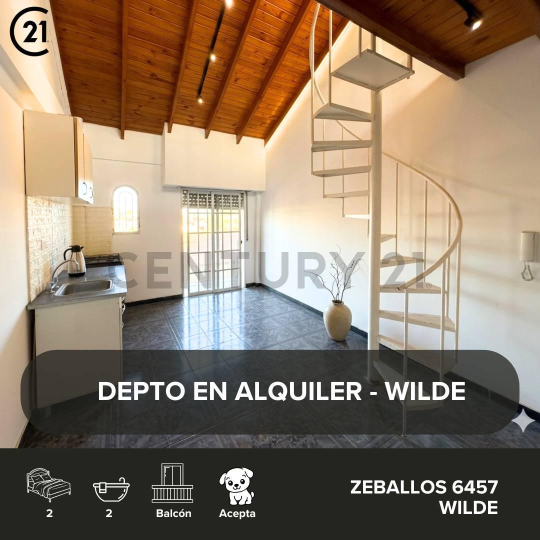Departamento en alquiler 2 dormitorios en Wilde — foto 1