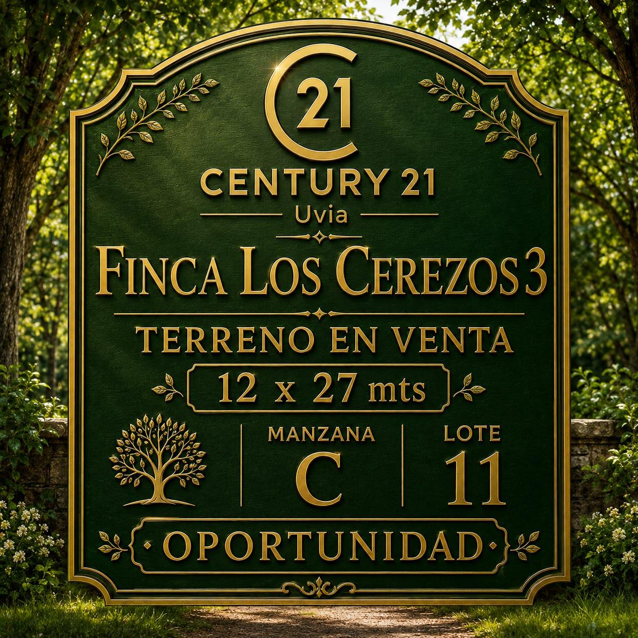 Terreno en Venta en Fincas Los Cerezos 3, Los Hornos — foto 1