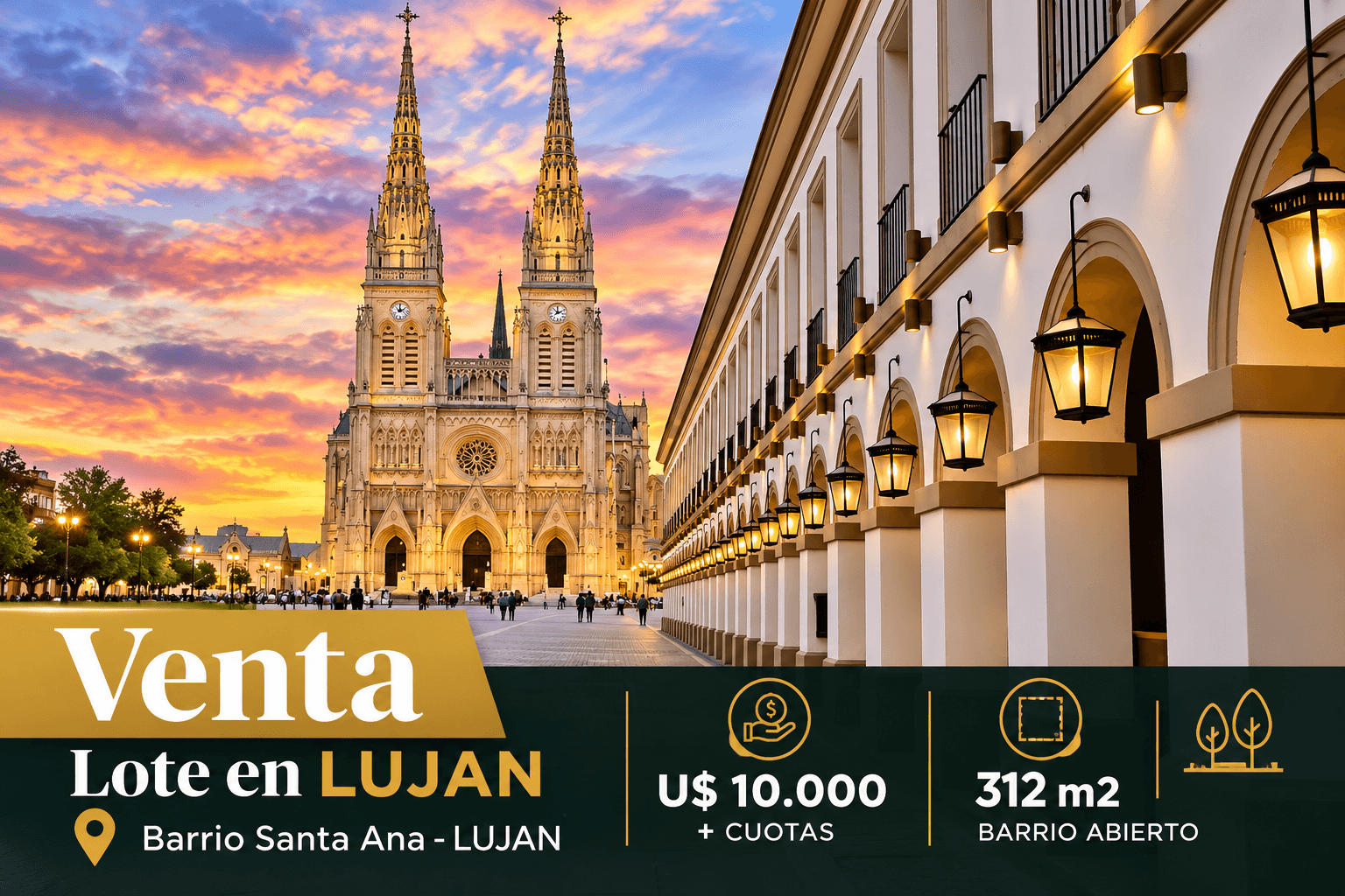 OPORTUNICAD LOTE EN LUJAN + U$ 10.000 + CUOTAS — foto 1