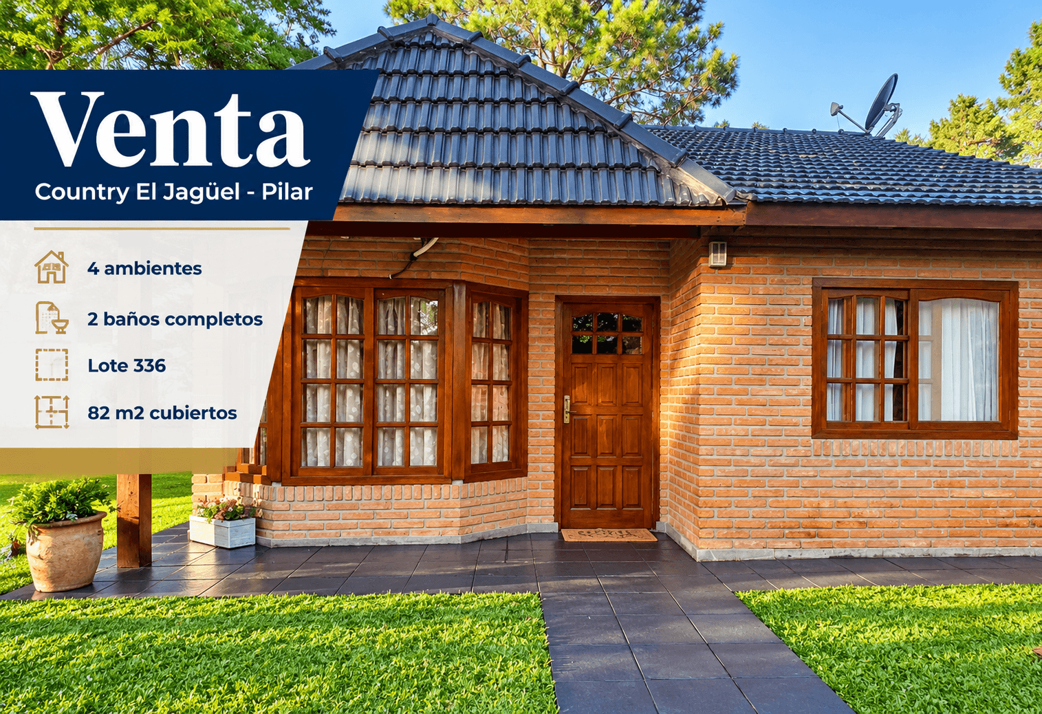 Casa 4 Ambientes en Country El Jagüel Pilar - APTO CREDITO — foto 1