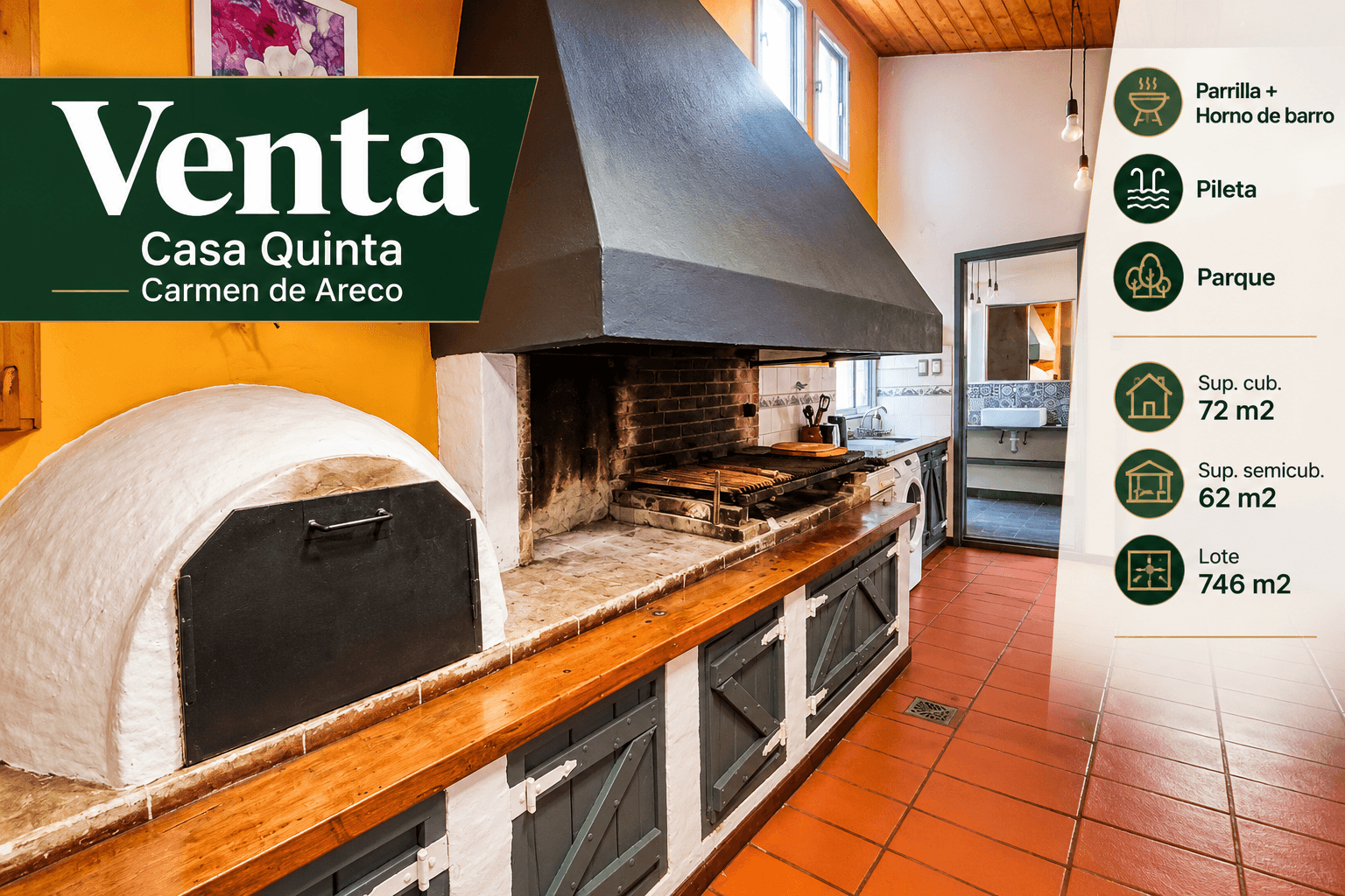 CASA QUINTA EN CARMEN DE ARECO | TU LUGAR PARA DISFRUTAR TODO EL AÑO — foto 1