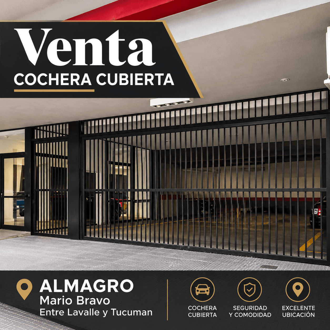 Cochera en venta en almagro — foto 1