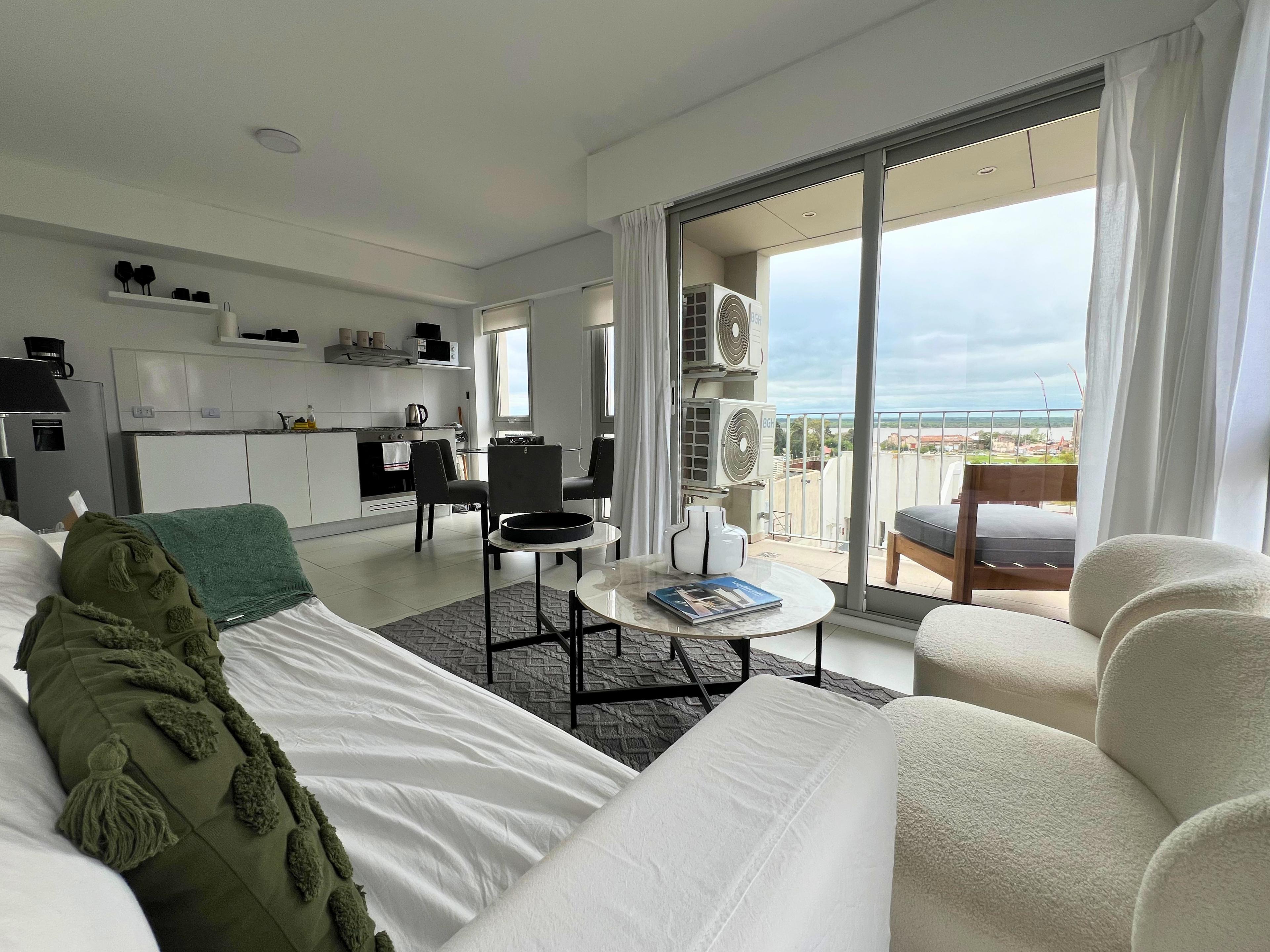 Venta Departamento de 1 Dormitorio c/baulera con vista al río y amenities en Puerto Norte, Rosario — foto 1